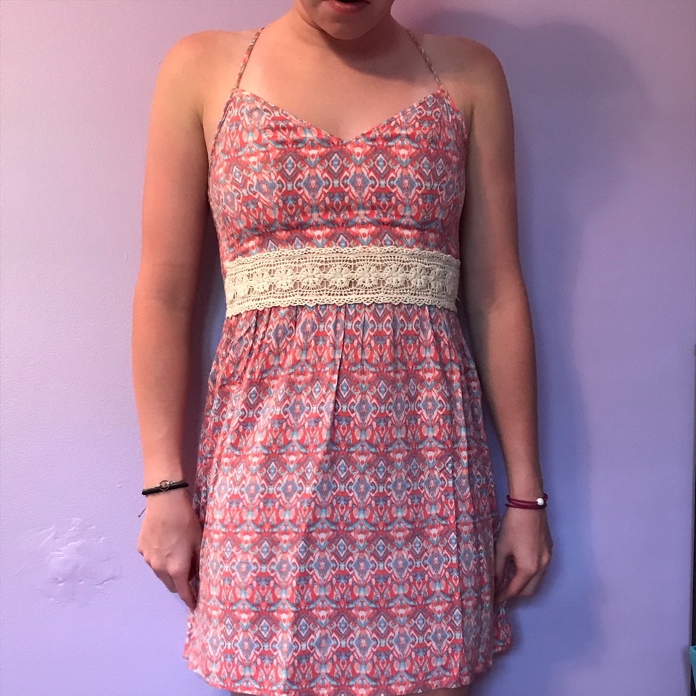 Colorful patterned dress